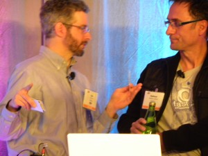 FastPivot.com President, Matthew Ledford on the main stage at IRWD with Tom Funk, Vice President, Marketing, Timberline Interactive, speaking on "Helping customers find the treasure at your site" FastPivot.com President, Matthew Ledford on the main stage at IRWD with Tom Funk, Vice President, Marketing, Timberline Interactive, speaking on "Helping customers find the treasure at your site"