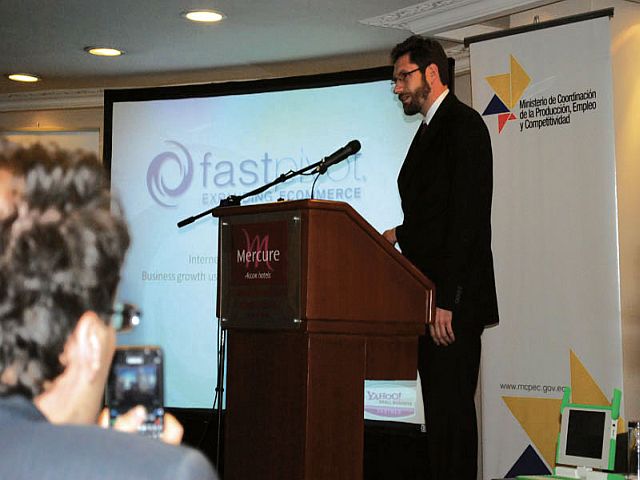 Jonathan Poston speaking at Government of Ecuador Innovation Technology Conference Jonathan Poston speaking at Government of Ecuador Innovation Technology Conference