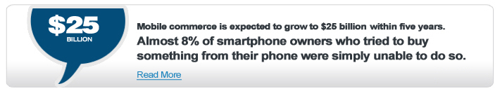 $25 billion in mobile commerce within five years