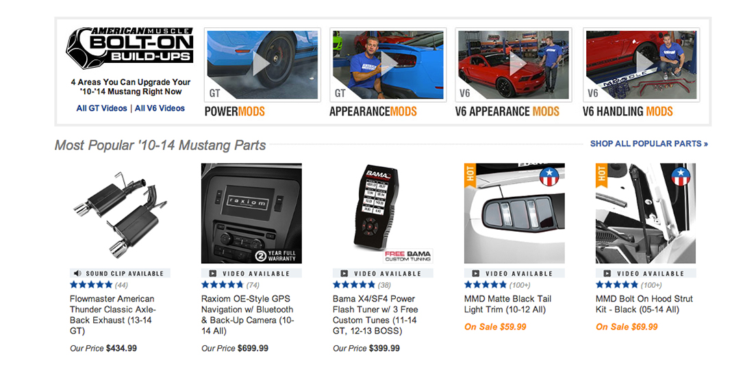 American Muscle Product Catalog